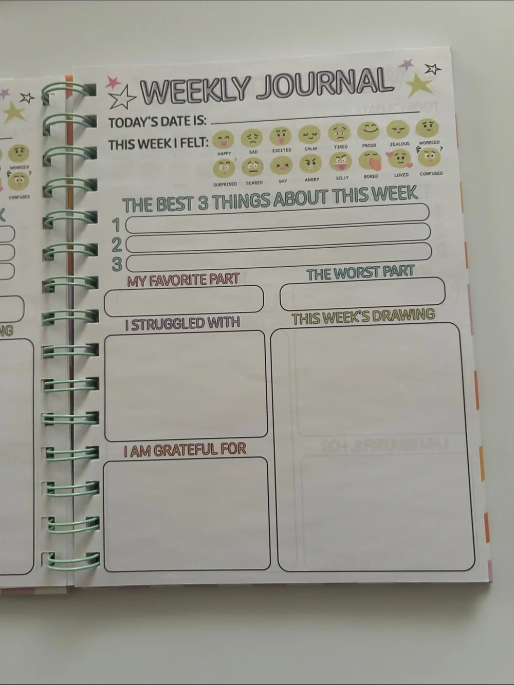 Guided Journal “Grow with the flow” 80 Pages NWT